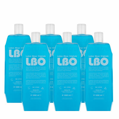 LBO washing lotion bleue 6x  1 liter
