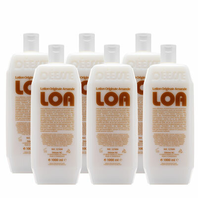 LOA bath/shower gel amande 6x 1 liter