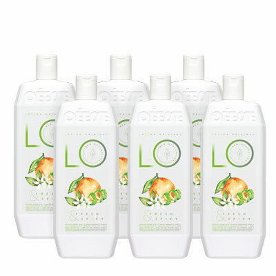 LO bath/shower gel fresh & spicy 6x 1 liter