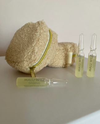 Ginseng ampullen met teddy portemonnee